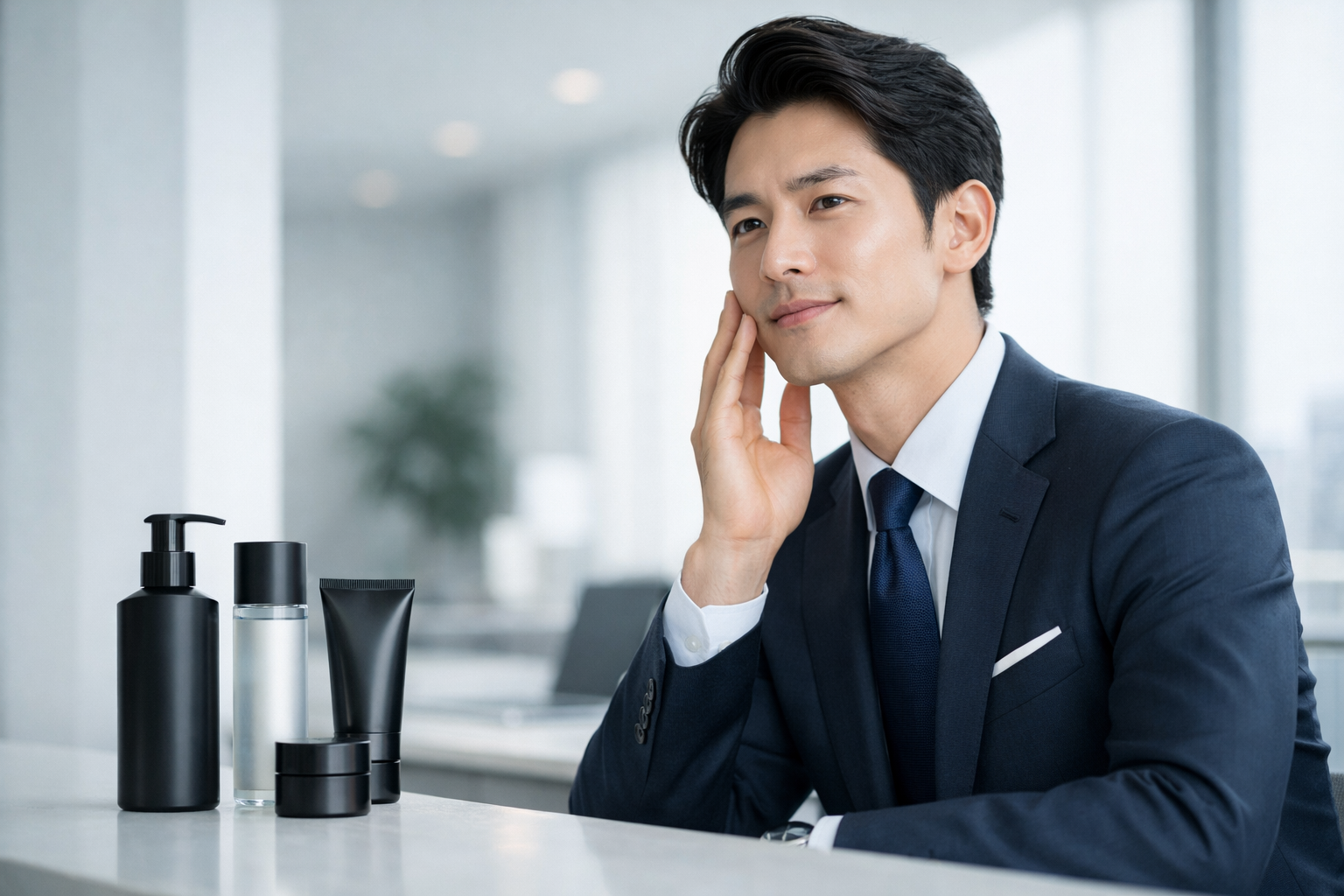 コンシーラーで作る清潔感 男のバレない肌補正術のアイキャッチ画像