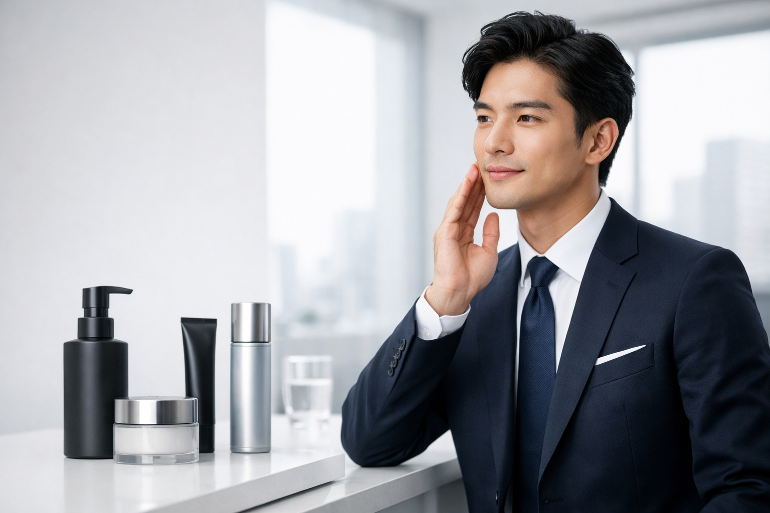 涙袋メイクで「疲れて見えない男」になるのアイキャッチ画像