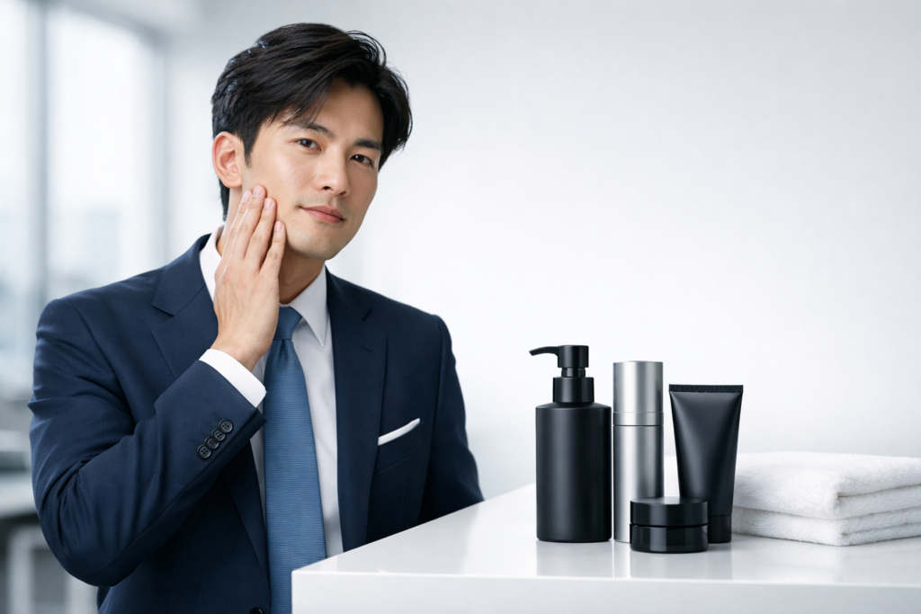 出張と旅行で差がつく男のトラベルコスメ術のアイキャッチ画像