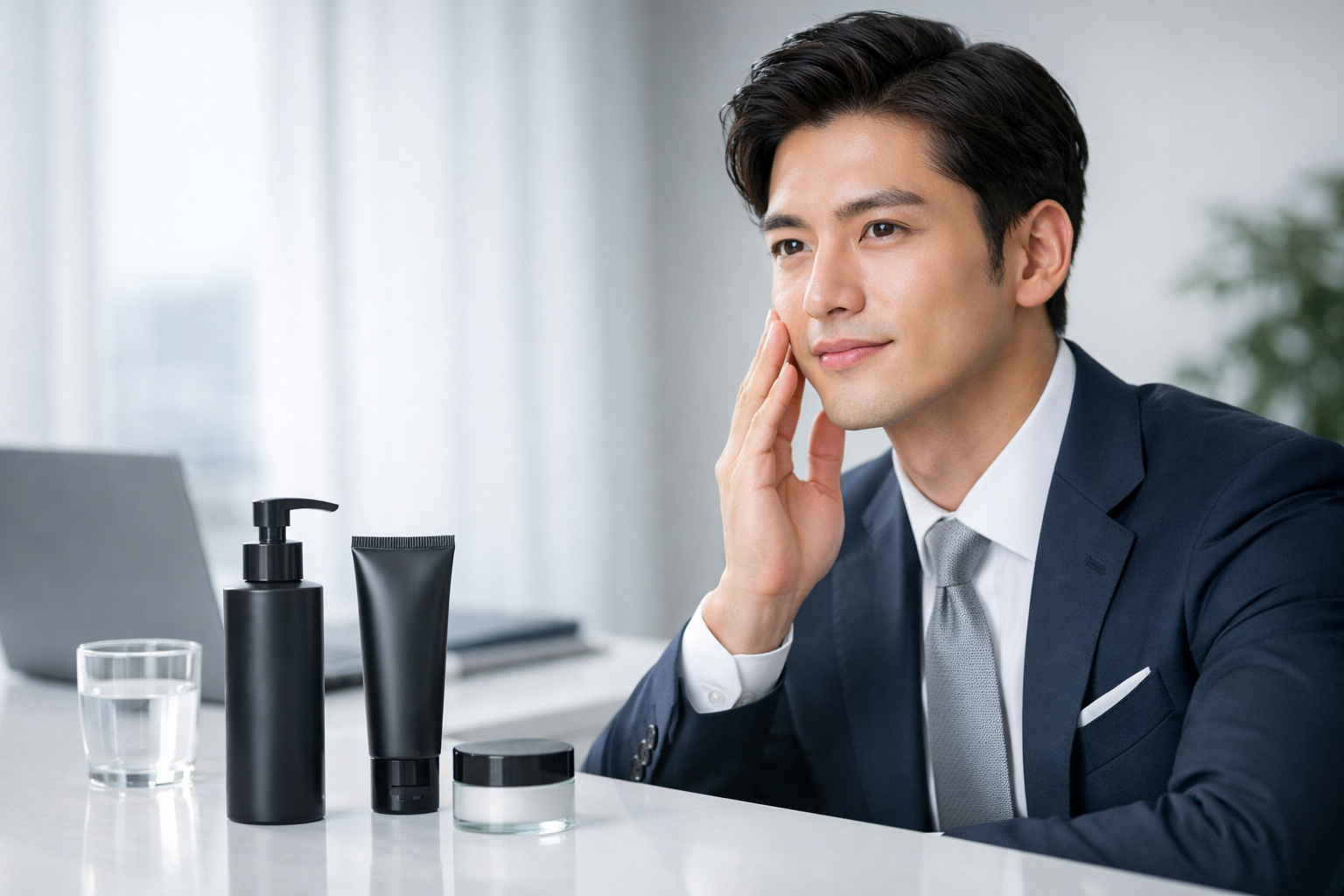 アイシャドウで作る清潔感目元術:バレずに印象アップのアイキャッチ画像