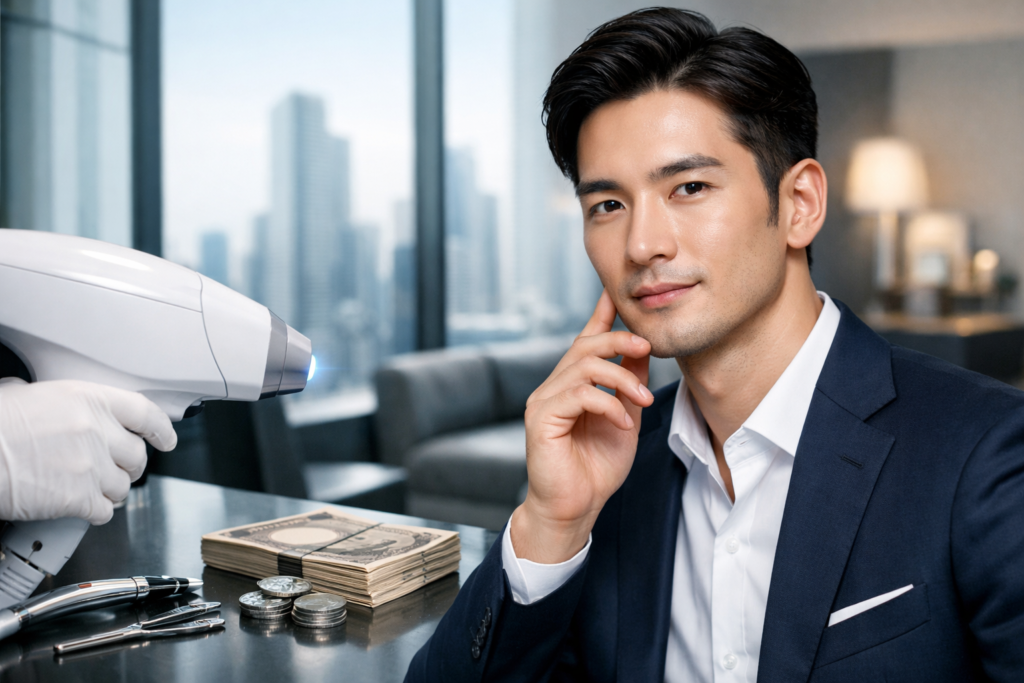 ヒゲ脱毛の費用相場と選び方｜清潔感を長期投資として考えるのアイキャッチ画像