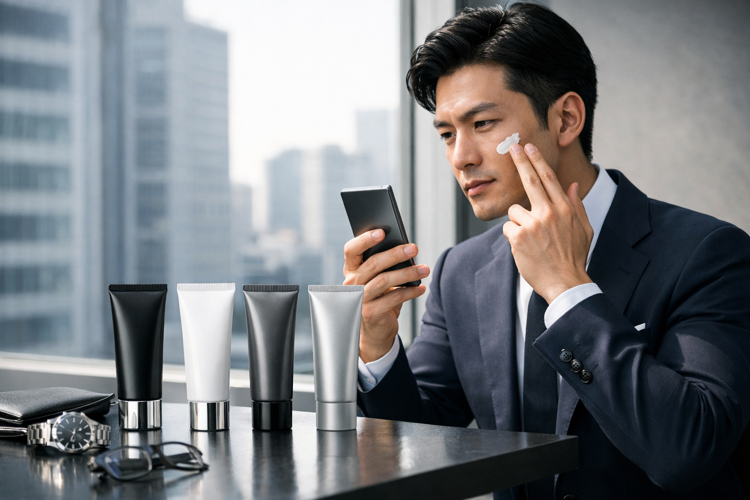 白浮きしにくいメンズ日焼け止め比較|営業・商談でも浮かない「清潔感UV」の選び方のアイキャッチ画像