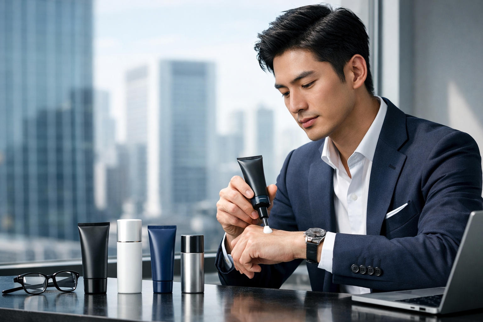 白浮きしにくいメンズ日焼け止め比較|営業・外回りでも「塗ってる感」を出さない選び方のアイキャッチ画像