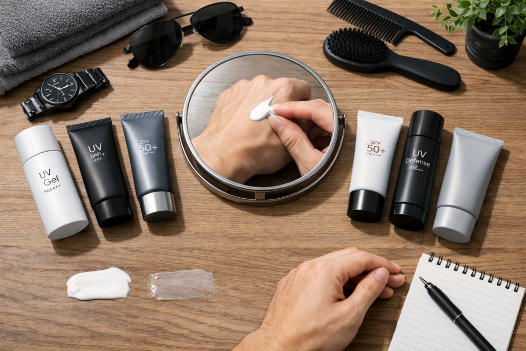 白浮きしにくいメンズ日焼け止め比較|営業・外回りでも「塗ってる感」を出さない選び方の本文先頭画像