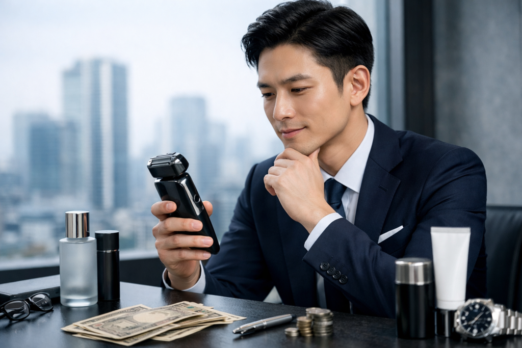 ヒゲ脱毛の費用相場と選び方：働く男性のための現実的ガイドのアイキャッチ画像