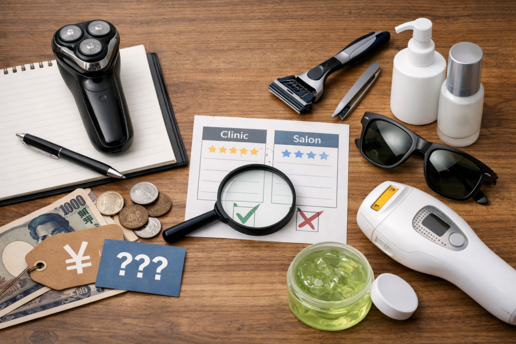 ヒゲ脱毛の費用相場と選び方:働く男性のための現実的ガイドの本文先頭画像