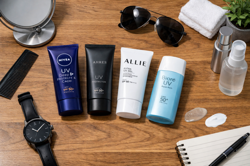 白浮きしにくいメンズ日焼け止め比較|営業・商談でも浮かない「清潔感UV」の選び方の本文先頭画像